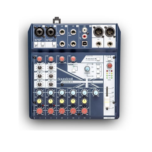Mixer Soundcraft Notepad-8FX