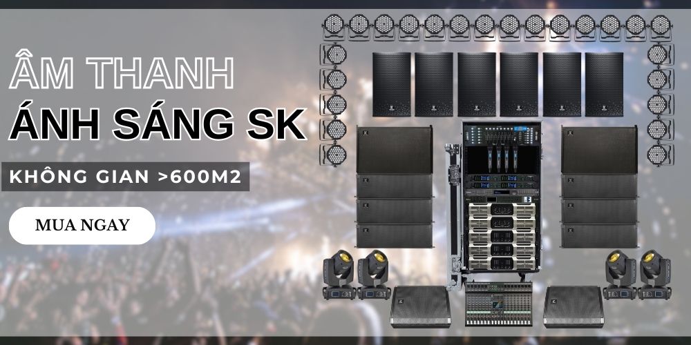Baner Dàn Âm Thanh Sân Khấu Siêu VIP 600m2 Có Đèn