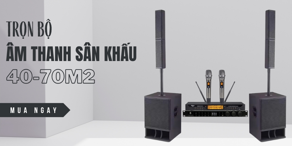 Baner Trọn Bộ Âm Thanh Sân Khấu 40-70m2