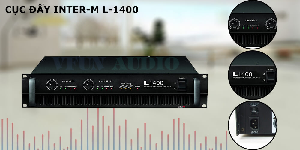 Cục Đẩy Inter-M L-1400 chi tiết