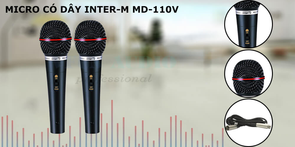 Micro Có Dây Inter-M MD-110V chi tiết
