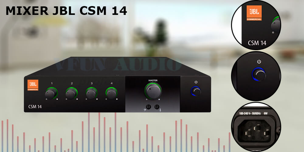 Mixer JBL CSM 14 chi tiết