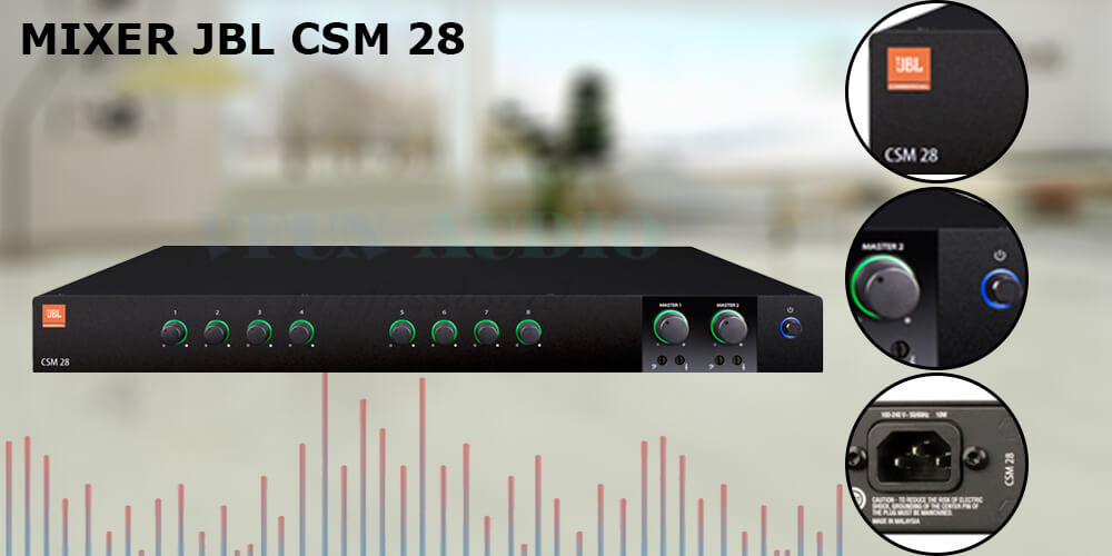 Mixer JBL CSM 28 chi tiết