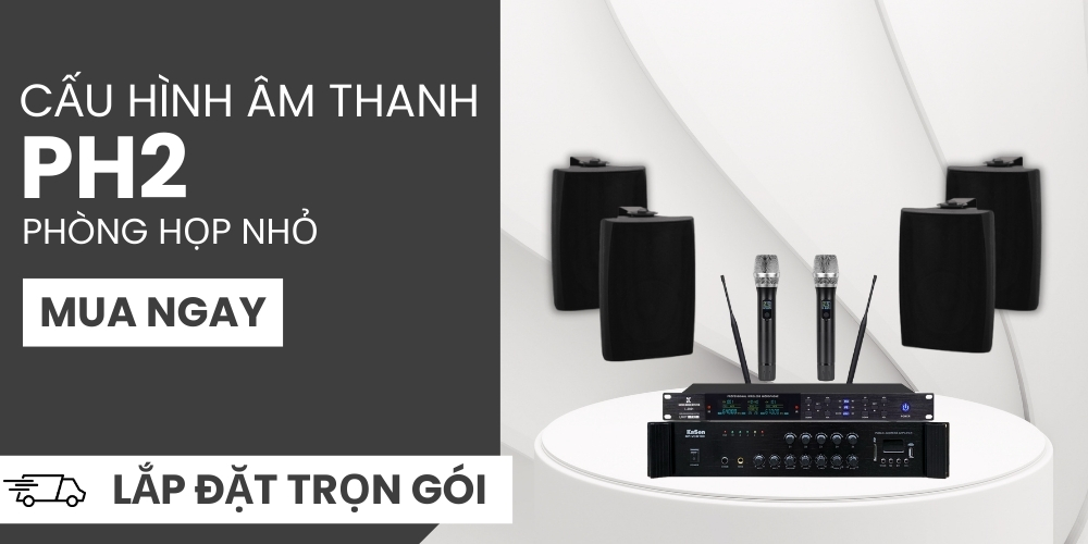 Banner cấu hình âm thanh phòng họp nhỏ PH2