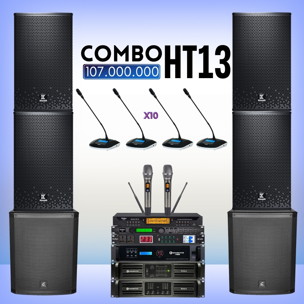 Cấu Hình Âm Thanh Hội Thảo Kết Hợp Văn Nghệ HT 13 Vfun Audio