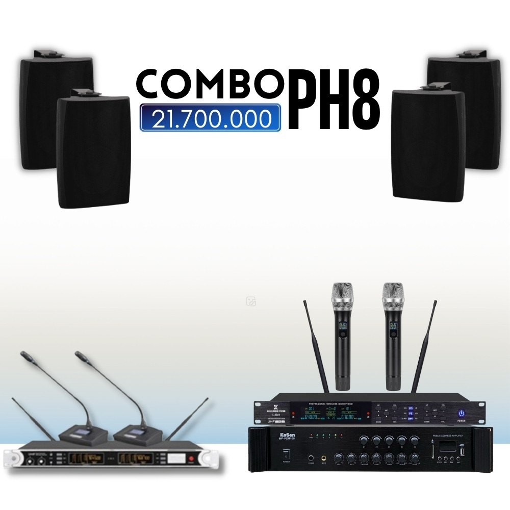 Cấu Hình Âm Thanh Phòng Họp Giảng Dạy PH 8
