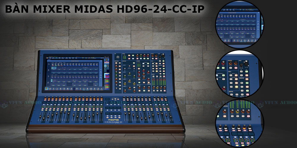 Bàn Mixer Midas HD96-24-CC-IP chính hãng