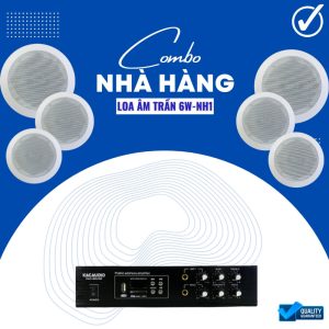 Cấu hình âm thanh nhà hàng nhỏ sử dụng Loa âm trần NH1