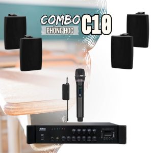 Cấu hình âm thanh phòng học và lớp học cơ bản C10