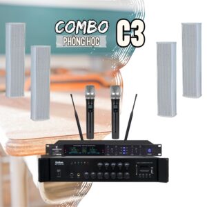 Hệ thống âm thanh phòng học sử dụng Loa cột C3
