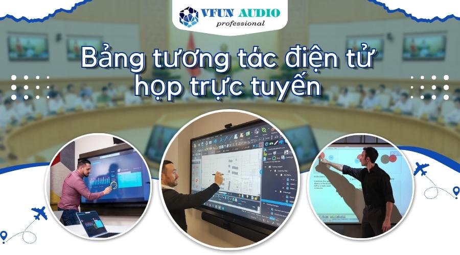 Bảng tương tác điện tử họp trực tuyến
