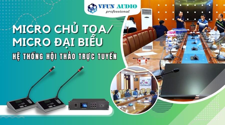 Micro Hệ Thống Loa Hội Nghị Trực Tuyến