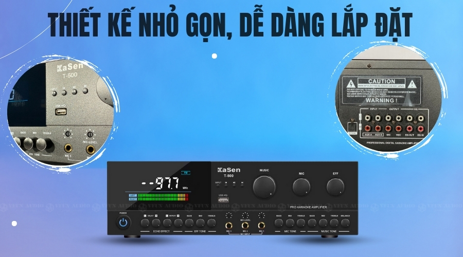 Amply Liền Vang Kasen T-500 chính hãng