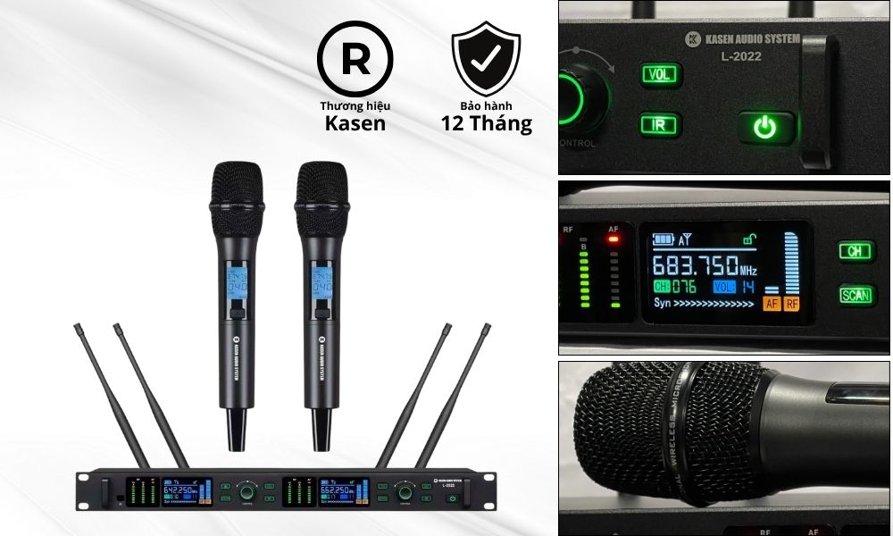 Micro Không Dây Kasen L-2022 thiết kế