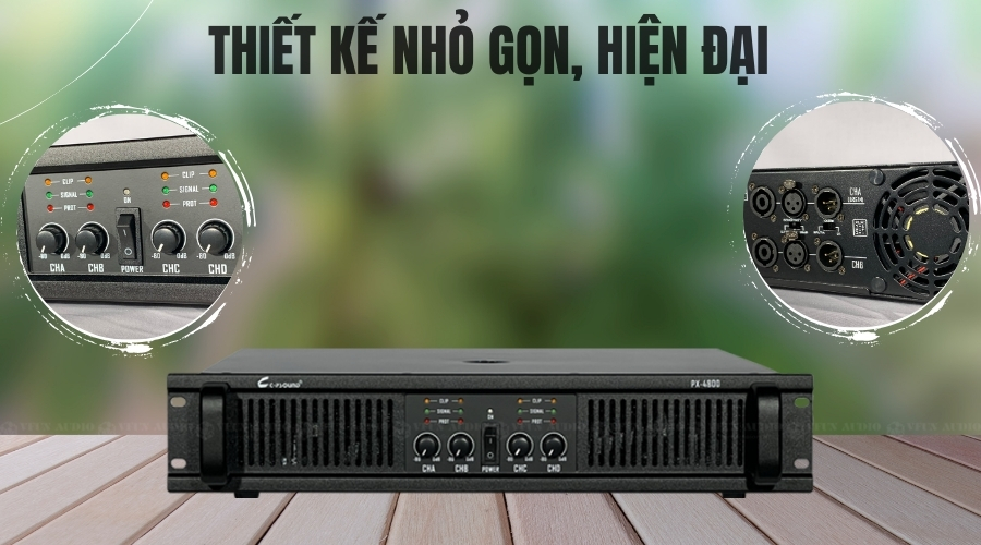 Cục Đẩy Công Suất C-PSound PX-4800 cao cấp