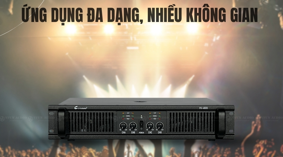Cục Đẩy Công Suất C-PSound PX-4800 chính hãng