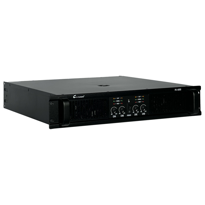 Cục Đẩy Công Suất C-PSound PX-4800 mặt nghiêng