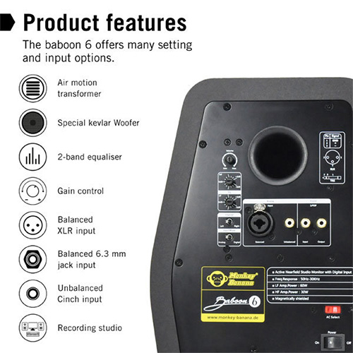 loa-kiem-am-monkey-banana-turbo-6-de-dang-ket-noi Loa kiểm âm Monkey Banana Turbo 6 dễ dàng kết nối