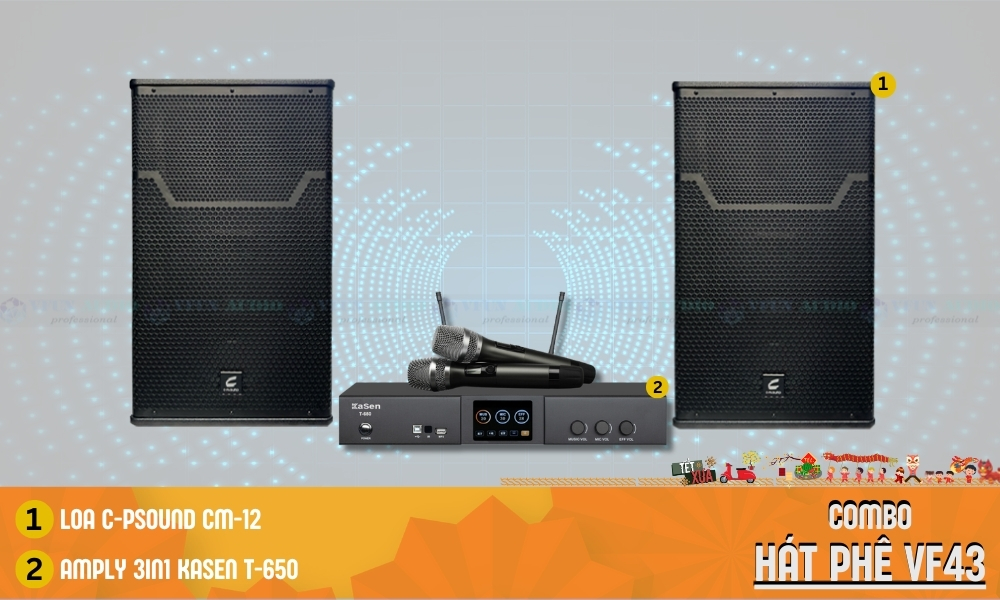 Dàn Karaoke Gia Đình Giá Rẻ VF43
