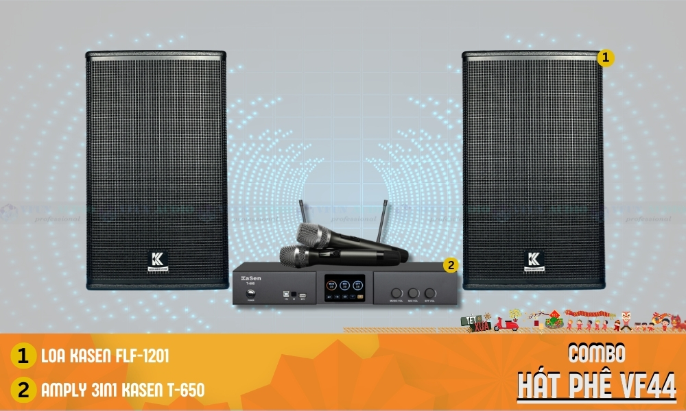 Dàn Karaoke Gia Đình VF44 cao cấp