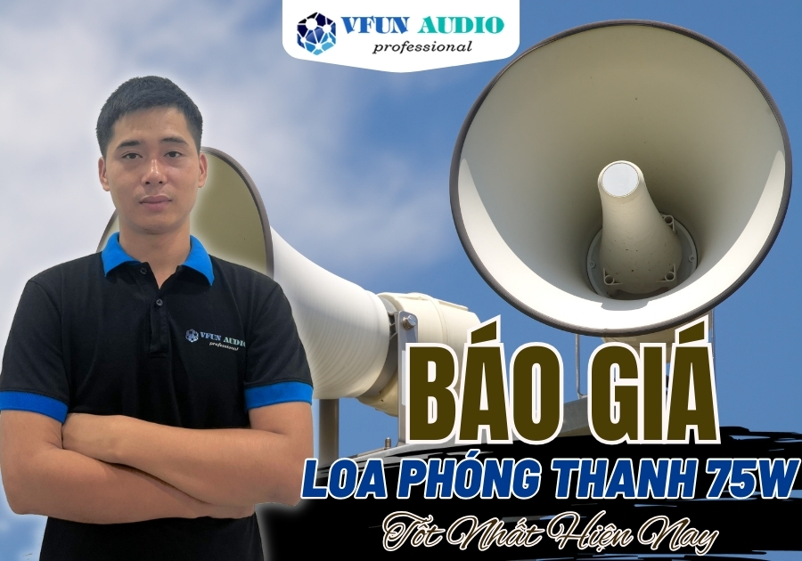 Báo giá loa nén 75W, loa phóng thanh 75W tốt nhất hiện nay