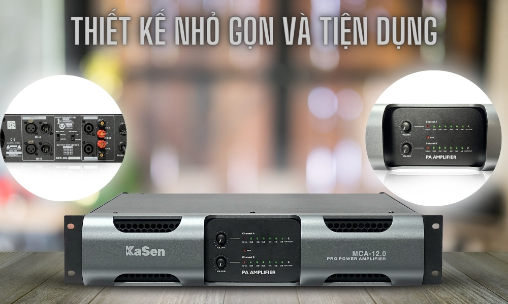 Cục Đẩy Công Suất Kasen MCA-12.0 thiết kế