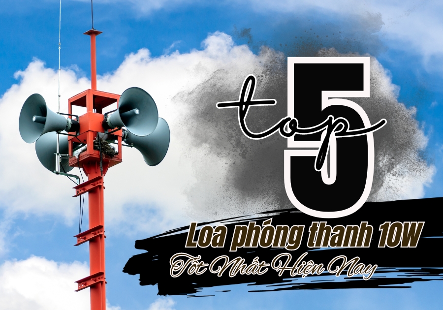 Top 5 Loa phóng thanh, loa nén 10W tốt nhất hiện nay