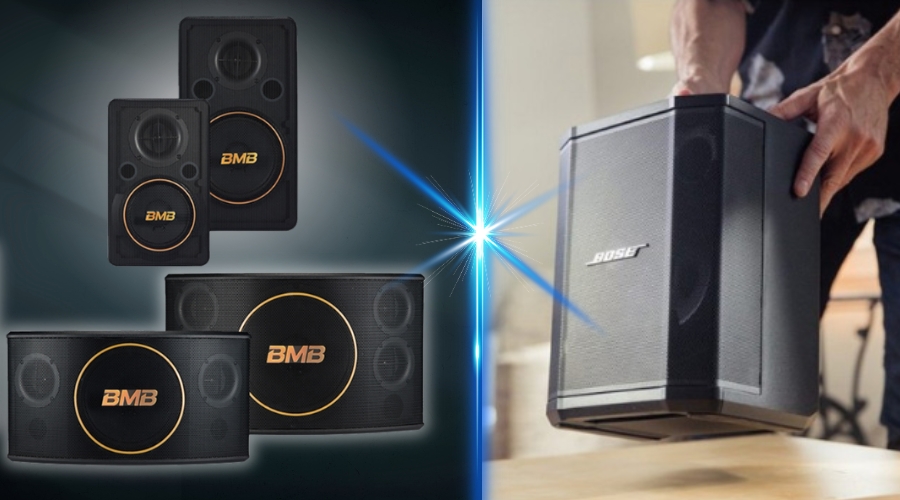 sự đa dạng trong dòng sản phẩm của loa bmb và bose