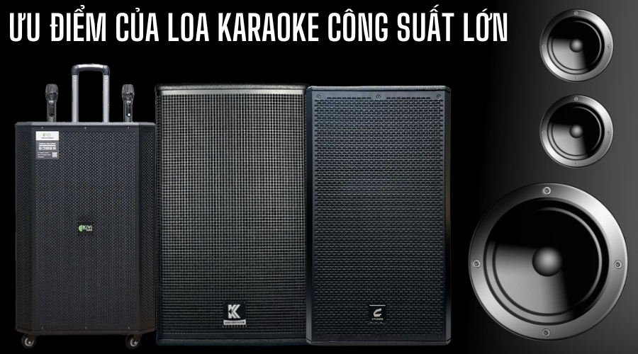 Ưu điểm của loa karaoke công suất lớn