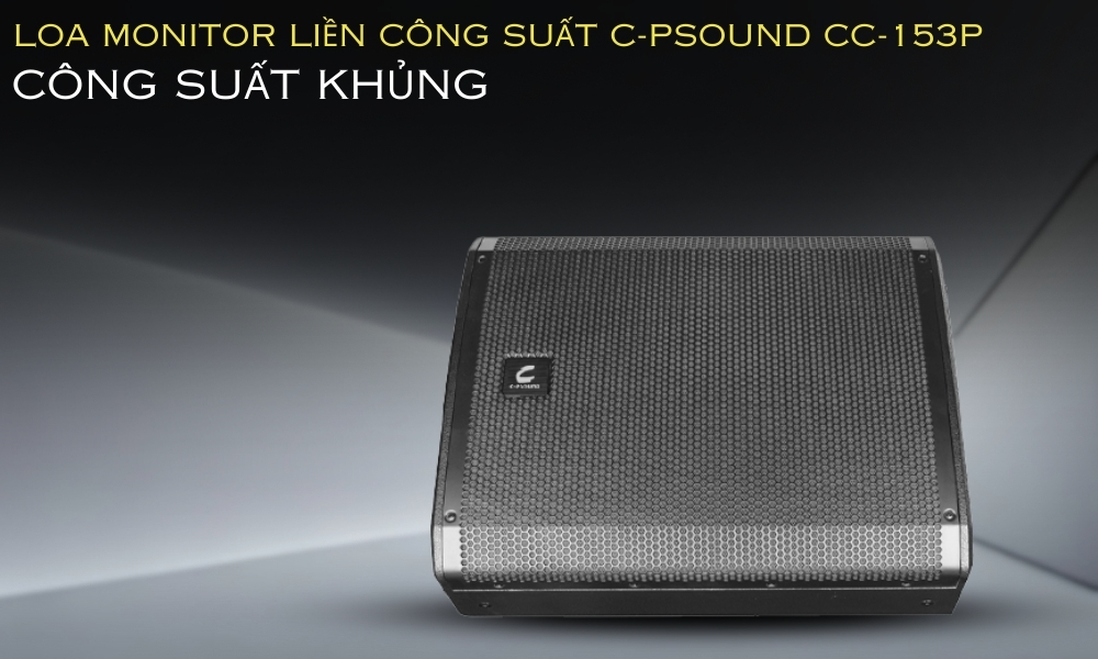 Loa Monitor Liền Công Suất C-PSound CC-153P tính năng