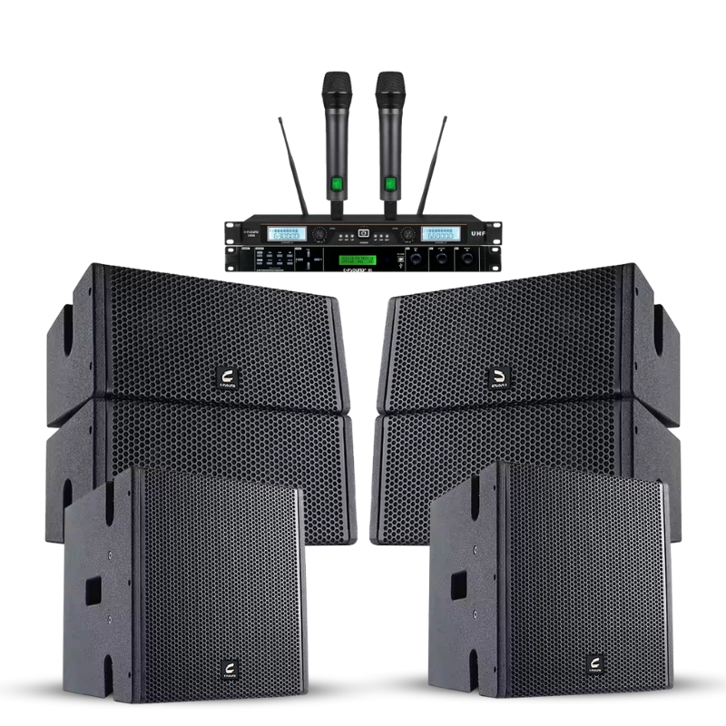 Dàn Line Array Mini Active (Liền Công Suất) C-PSound LCS-04