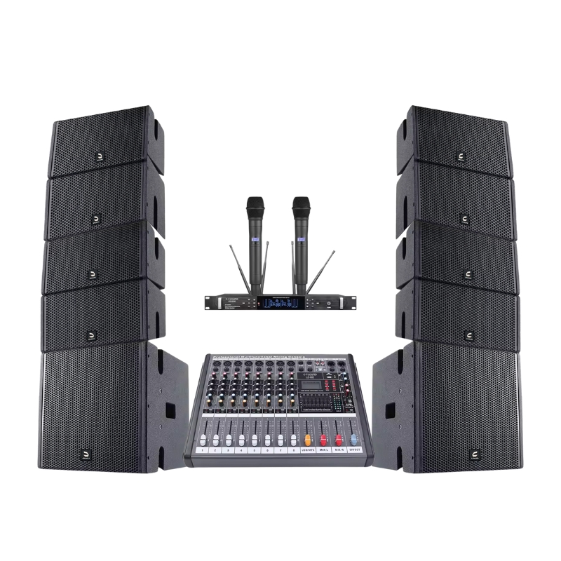 Dàn Line Array Mini Liền Công Suất C-PSound LCS-10