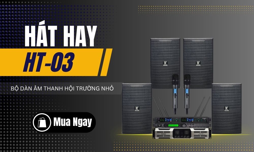 Bộ Dàn Âm Thanh Hội Trường Nhỏ Hát Hay HT-03 chính hãng