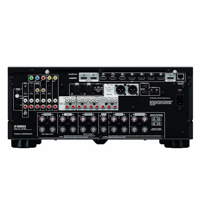 Amply Yamaha RX-A6A mặt sau
