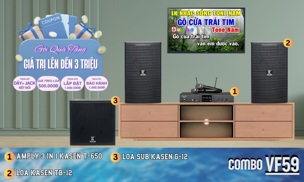 Baner Dàn Karaoke Gia Đình VF59