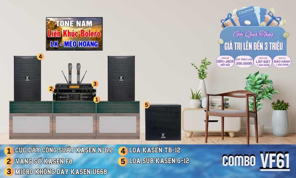 Baner Dàn Karaoke Gia Đình VF61
