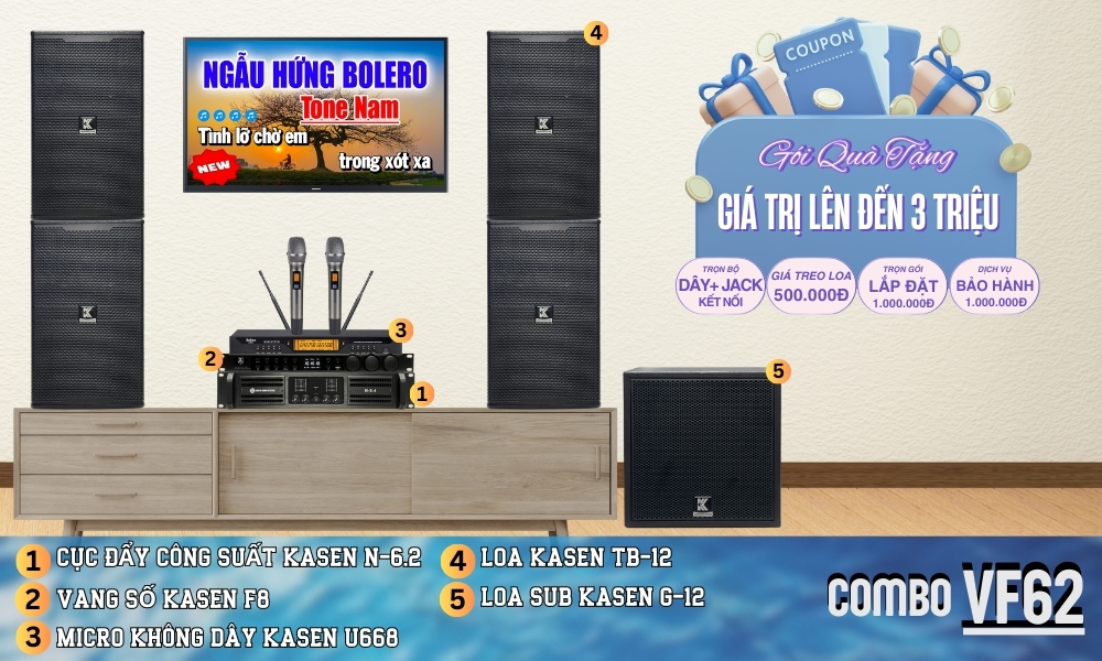 Baner Dàn Karaoke Gia Đình VF62