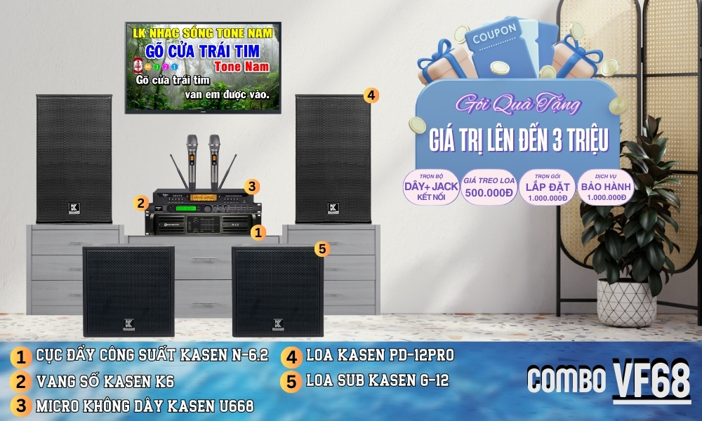 Baner Dàn Hát Karaoke VF68