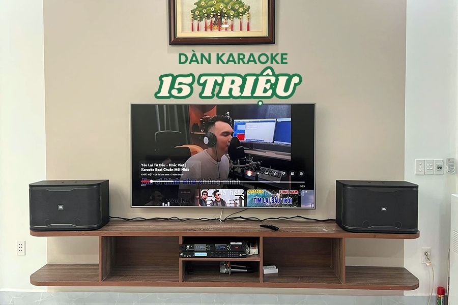 Dàn karaoke gia đình dưới 15 triệu