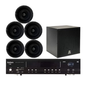 Dàn xem phim 5.1, nghe nhạc XP-02 (Loa âm trần Kasen CLS-717 Hifi 60W, Kasen G-12Sub)