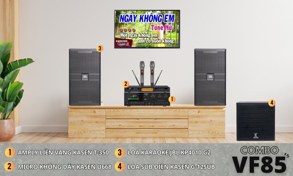 Banner Bộ Karaoke Gia Đình JBL VF85