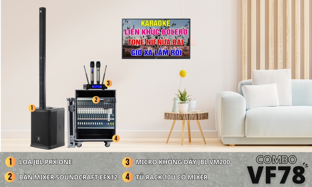 Banner Dàn Karaoke JBL Chính Hãng VF78