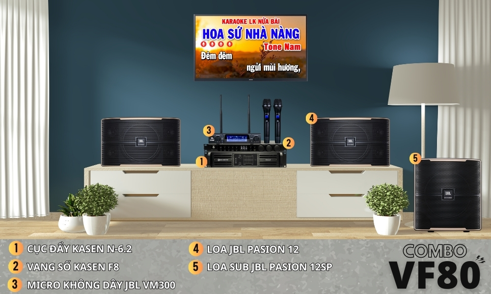 Banner Dàn Karaoke JBL Chính Hãng VF80