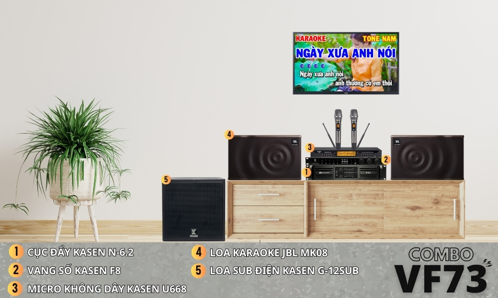 Banner Dàn Karaoke JBL Gia Đình VF73
