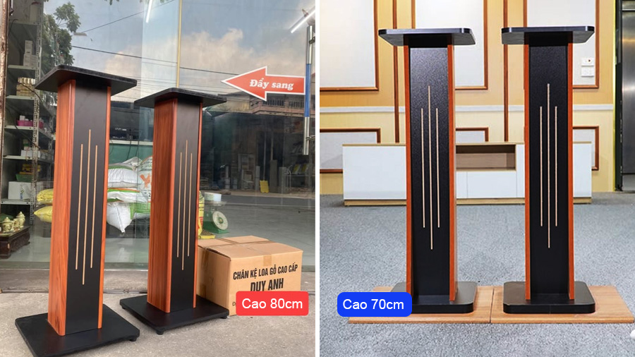 Chân loa gỗ 80cm và 70 cm