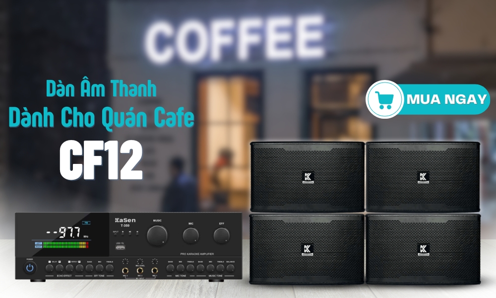 Baner Hệ Thống Âm Thanh Cà Phê CF12