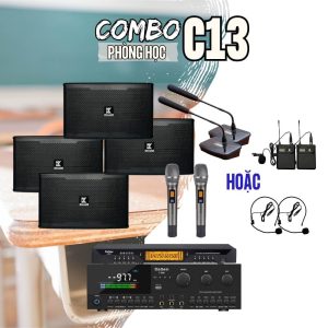 Hệ Thống 4 Loa Ngang Cho Phòng Học C13 Vfun Audio