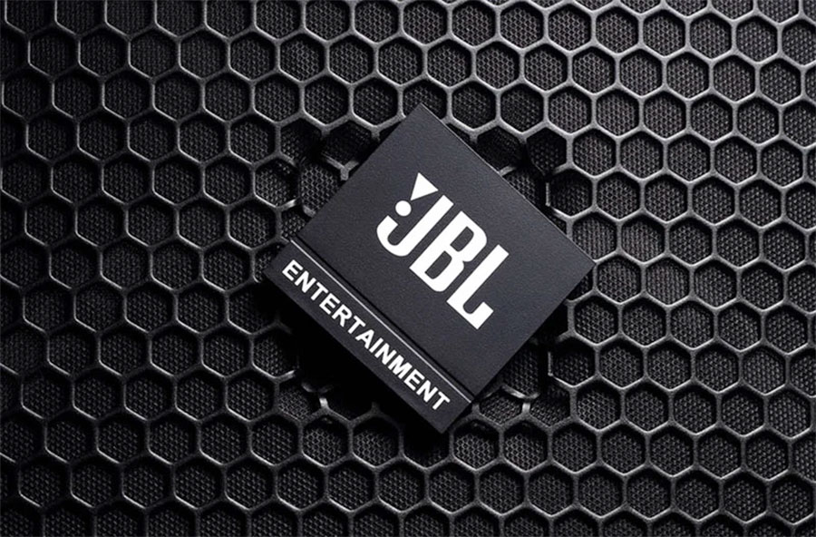 logo Loa Karaoke JBL CV3010/99 có thể xoay