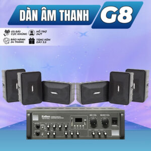 Combo Âm Thanh Phòng Gym, Yoga, Fitness Giá Rẻ G8