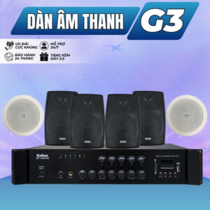 Dàn Âm Thanh Phòng Gym, Yoga, Fitness G3